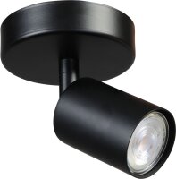 Spot Spot noir petit Ø 11 cm rond ELSIE