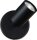 Spot Spot noir petit Ø 11 cm rond ELSIE