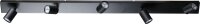 Plafonnier métal noir 130 cm 5 flammes ELSIE