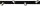 Projecteur de plafond 4 flammes 100 cm noir nickel ELSIE
