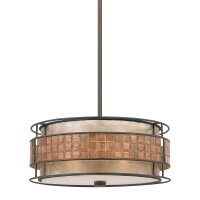 Plafonnier LARA Mica verre 4-flmg jusquà 1,2m...