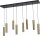 Suspension laiton antique noir ajustable GU10