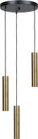 Suspension laiton noir orientable GU10 m&eacute;tal