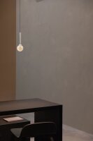 Lampe à suspension en métal nickel noir...