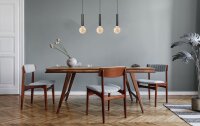 Lampe à suspendre allongée métal 3...