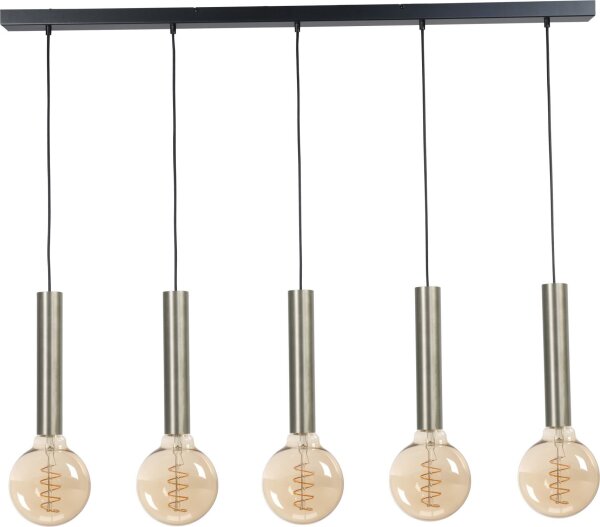 Lampe à suspendre métal pour E27 noir nickel ESJA