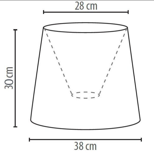 Abat-jour Lampadaire Blanc Dentelle Textile E27