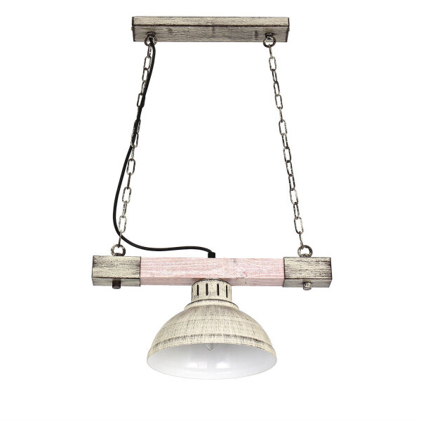 HAKON Lampe à suspendre Shabby blanc rustique vintage
