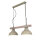 Suspension rustique HAKON Shabby Blanc Bois véritable