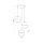 Suspension 3 flammes tissu jute Boho E27 Moderne