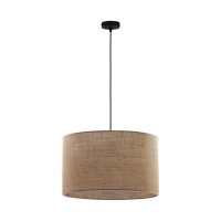 Lampe à suspendre Tissu Abat-jour Jute Ø 50...