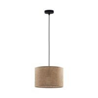 Suspension Abat-jour tissu Jute Ø 30 cm E27 Boho...