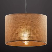 Suspension Abat-jour tissu Jute Ø 30 cm E27 Boho...