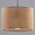 Suspension Abat-jour tissu Jute Ø 30 cm E27 Boho Style