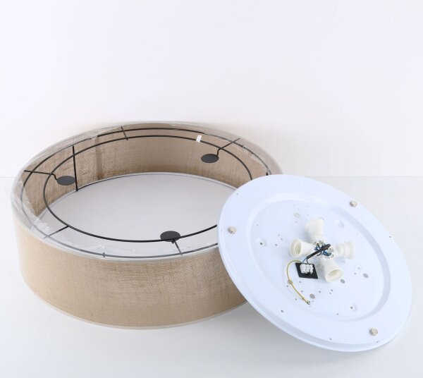 Plafonnier rond Ø 60 cm Boho Style Jute confortable