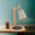 Lampe de table Scandinave Bois Lin 46 cm E27