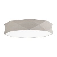 Plafonnier Tissu Lin 78 cm de large faible...