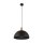 Suspension métal bois Ø 35 cm E27 Scandinave