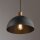 Suspension métal bois Ø 35 cm E27 Scandinave