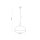 Suspension métal bois Ø 35 cm E27 Scandinave