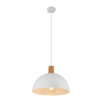 Lampe à suspendre Blanc Scandinave Métal...