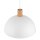Lampe à suspendre Blanc Scandinave Métal Bois Ø 33,5 cm E27