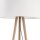 Lampadaire tripode petit 146 cm Scandinave bois tissu