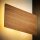 Applique en bois carrée 35 cm plate Moderne lumière indirecte