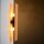 Applique en bois carrée 35 cm plate Moderne lumière indirecte