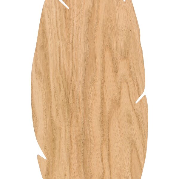 Applique murale bois déco 51 cm feuille lumière indirecte boho