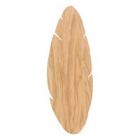 Applique murale bois d&eacute;co 51 cm feuille...