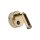 Applique murale avec interrupteur orientable Métal doré rond