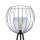 Lampadaire Moderne 179 cm de haut Métal Verre Tripode