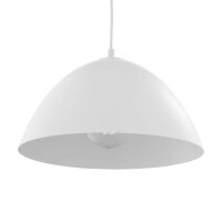 Suspension Blanc Métal Ø 33,5 cm Moderne et...
