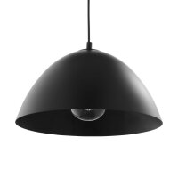 Suspension ronde Ø 33,5 cm Métal noir E27