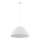 Suspension métal blanc Ø 50 cm rond E27 MIRANDA