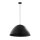 Lampe à suspendre métal noir Ø 50 cm rond E27