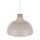 Lampe à suspendre métal bois Ø 34 cm Retro Beige E27