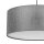 Lampe à suspendre Tissu Gris Ø 50 cm rond faible éblouissement Moderne