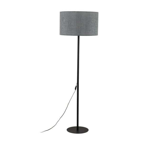 Lampadaire Gris Noir 159 cm petit E27 Moderne