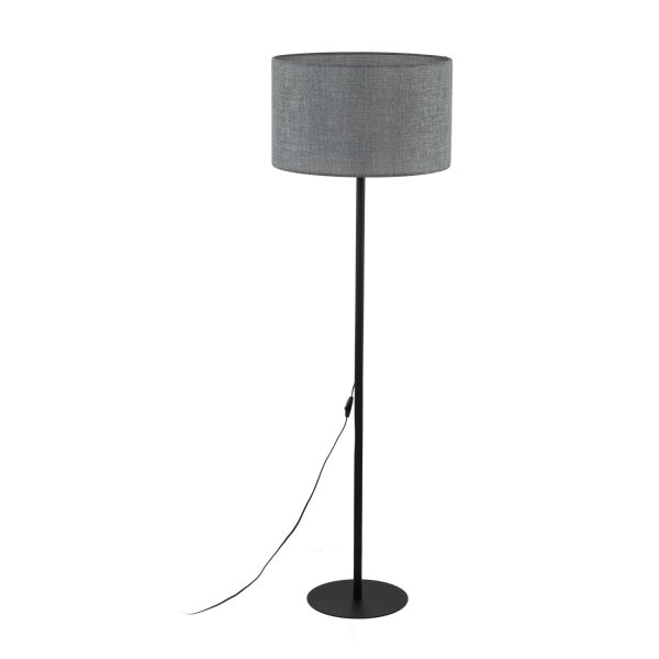 Lampadaire Gris Noir 159 cm petit E27 Moderne