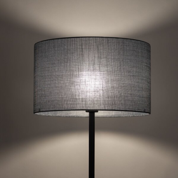 Lampadaire Gris Noir 159 cm petit E27 Moderne