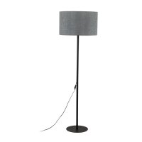 Lampadaire Gris Noir 159 cm petit E27 Moderne