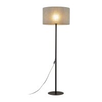 Lampadaire Gris Noir 159 cm petit E27 Moderne