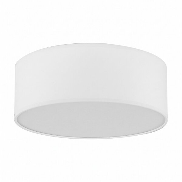 Plafonnier Blanc Tissu Ø 45 cm rond anti-éblouissement RONDO