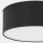 Plafonnier rond Ø 45 cm Noir tissu anti-éblouissant