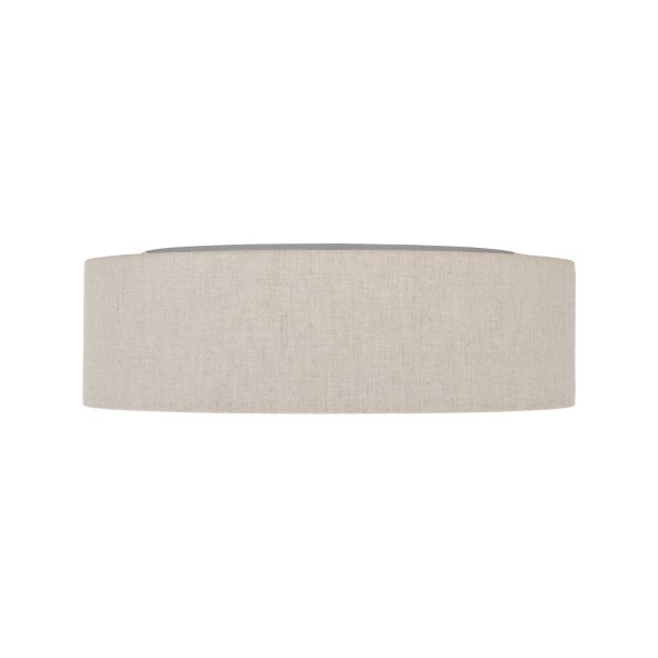 Plafonnier salon rond tissu abat-jour Ø 45 cm