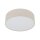 Plafonnier salon rond tissu abat-jour Ø 45 cm
