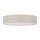 Deckenleuchte Stoffschirm rund Ø 60 cm flach Grau-Beige