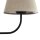 Applique murale tissu métal E27 noir nature chambre à coucher